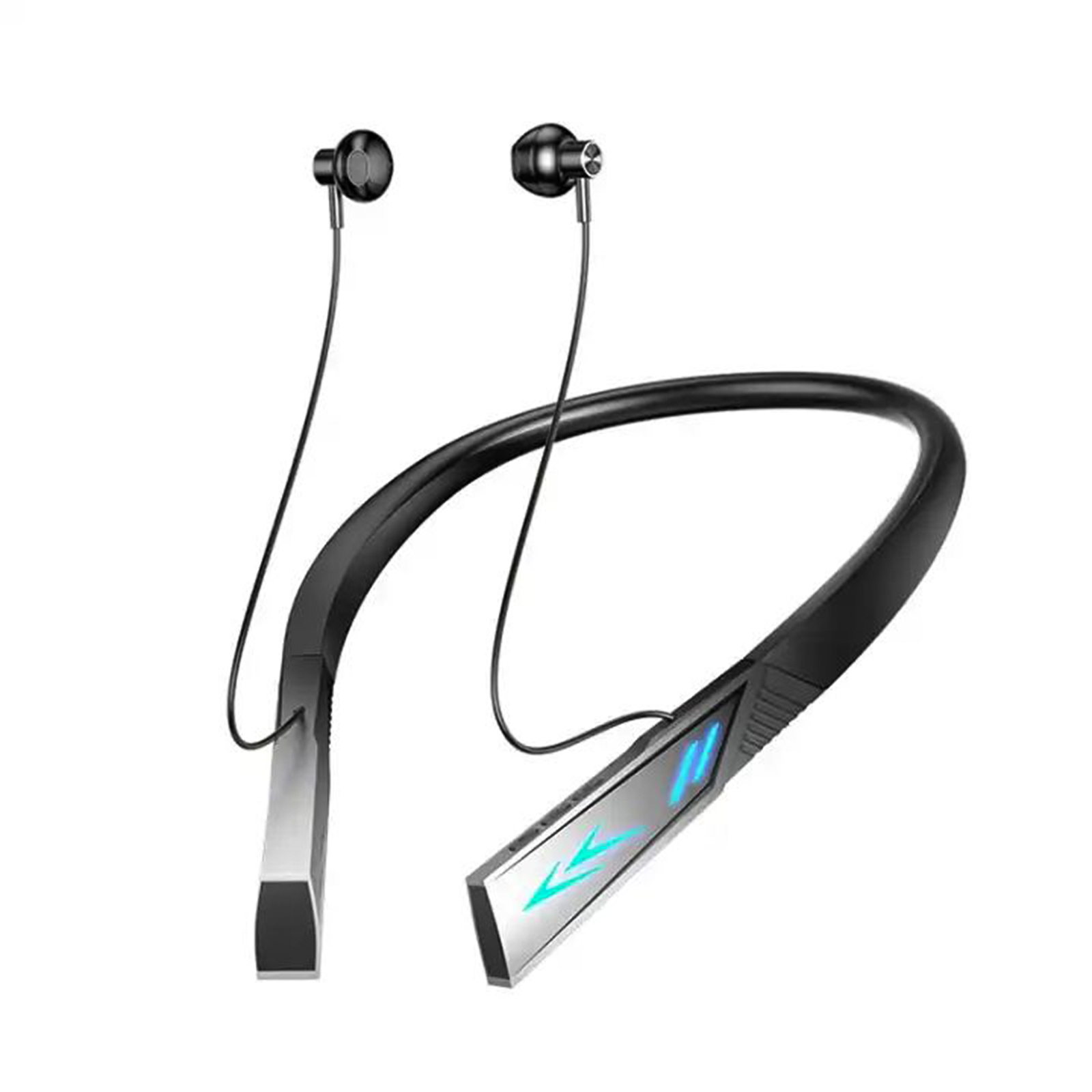 RGB Lighting Headphones Wireless Headphones Noise Canceling Headphones Magnetic Headphones With Neck Cable