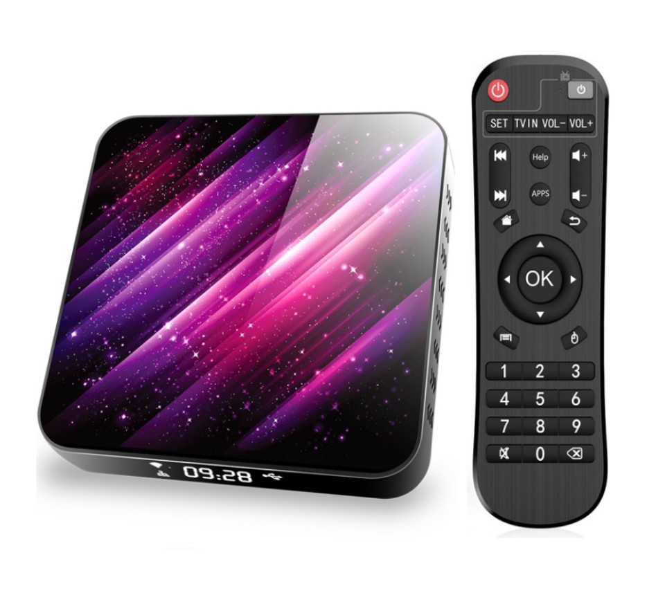 Tp03 Tv  Box H616 Android 10 4+32g D Video 2.4g 5ghz Wifi Bluetooth Smart Tv Box 4+32G_US plug