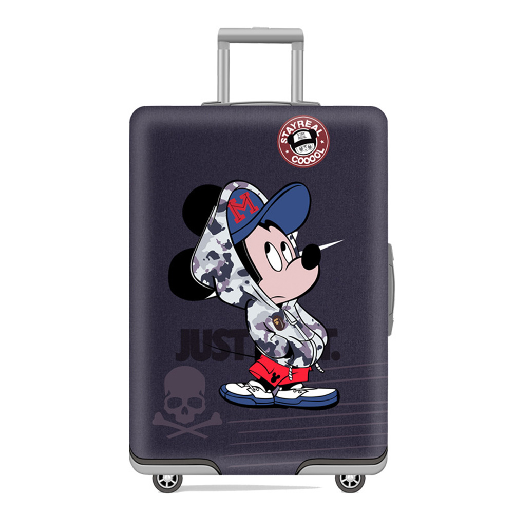 20/24/28/30 Inch Cute Cartoon Luggage Protective Cover Dustproof Bag Mickey Mouse_XL 30~32 inch