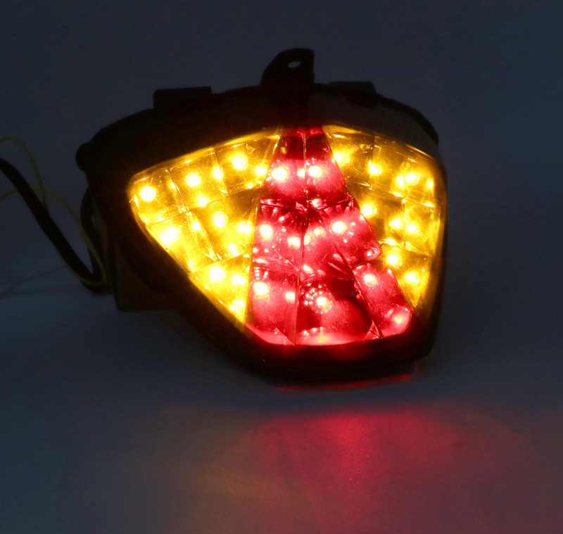 Motorcycle Rear Tail Light Brake Integrated LED Taillight for HONDA CBR250R CBR300R CB300F Transparent shell