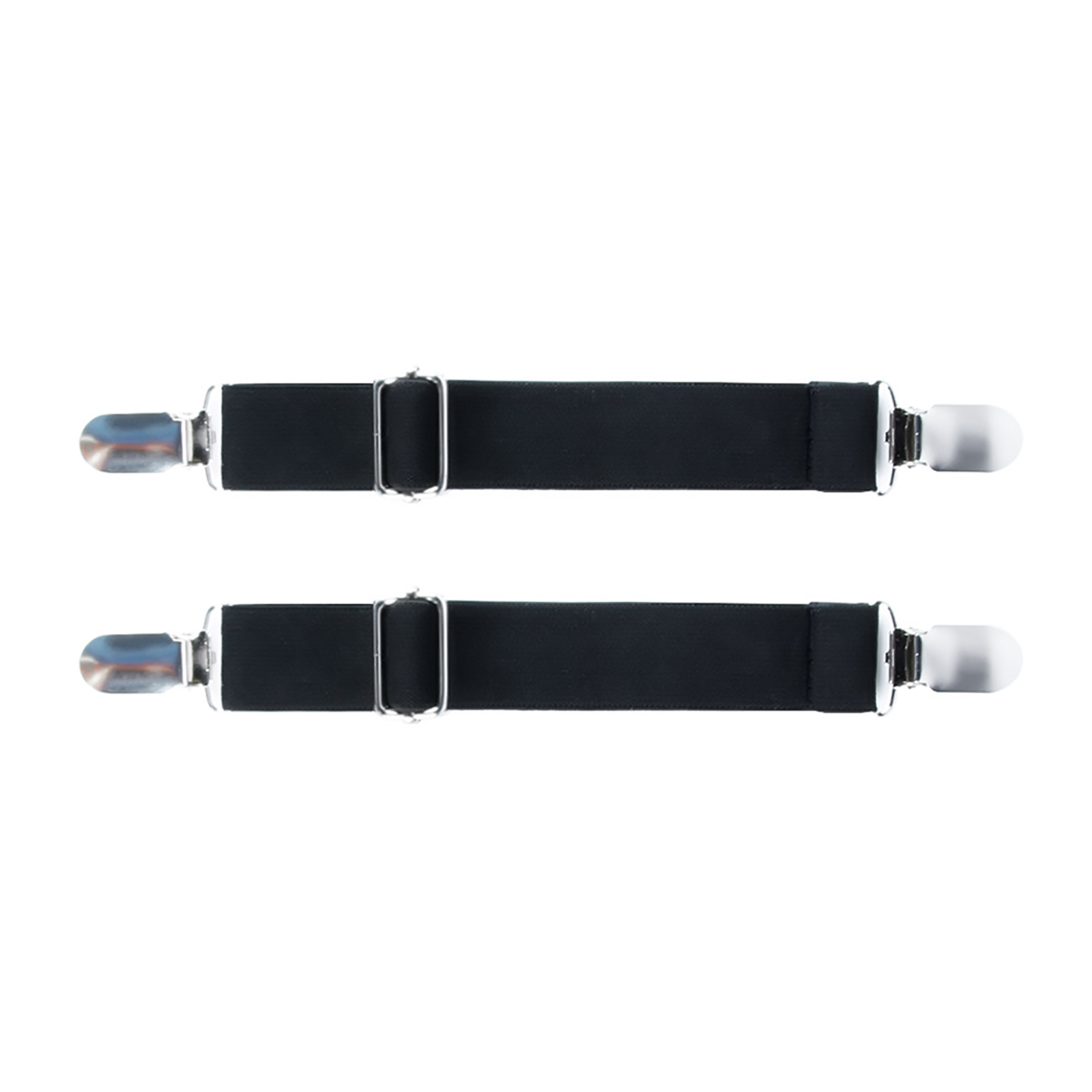 Motorcycle Pant Leg Clamps Straps Clips Holder Windproof Multi-functional Portable Rider Stirrups Pants Clip Outdoor Cycling Protective Gear black One size fits all