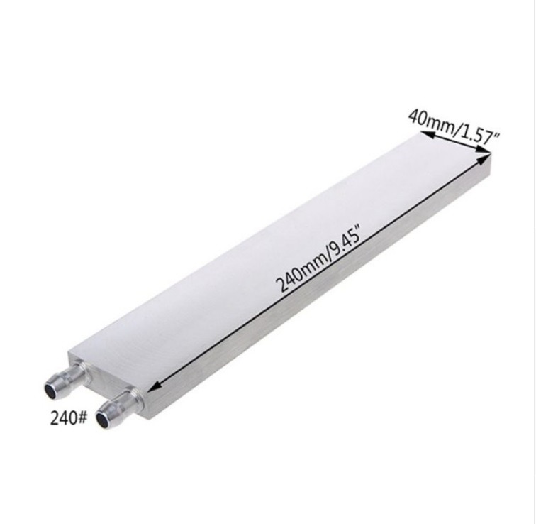 Aluminum Liquid-Water Cooling Block for Computer CPU Radiator for PC And Laptop CPU Heat Sink System 40*240
