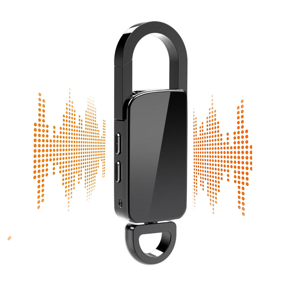 S20+ Keychain Type Voice Recorder HD Noise Reduction Voice Activated Recording