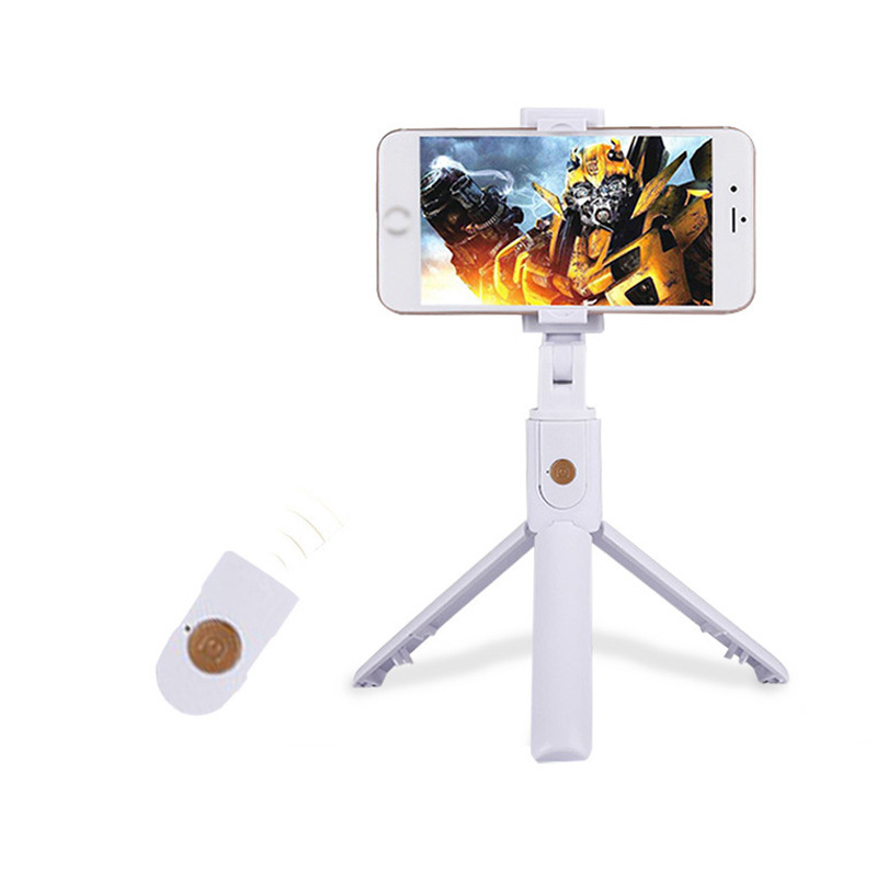 3 in 1 Wireless Bluetooth Selfie Stick Foldable Handheld Monopod Shutter Remote Extendable Mini Tripod for iphone/Android/Huawei  black