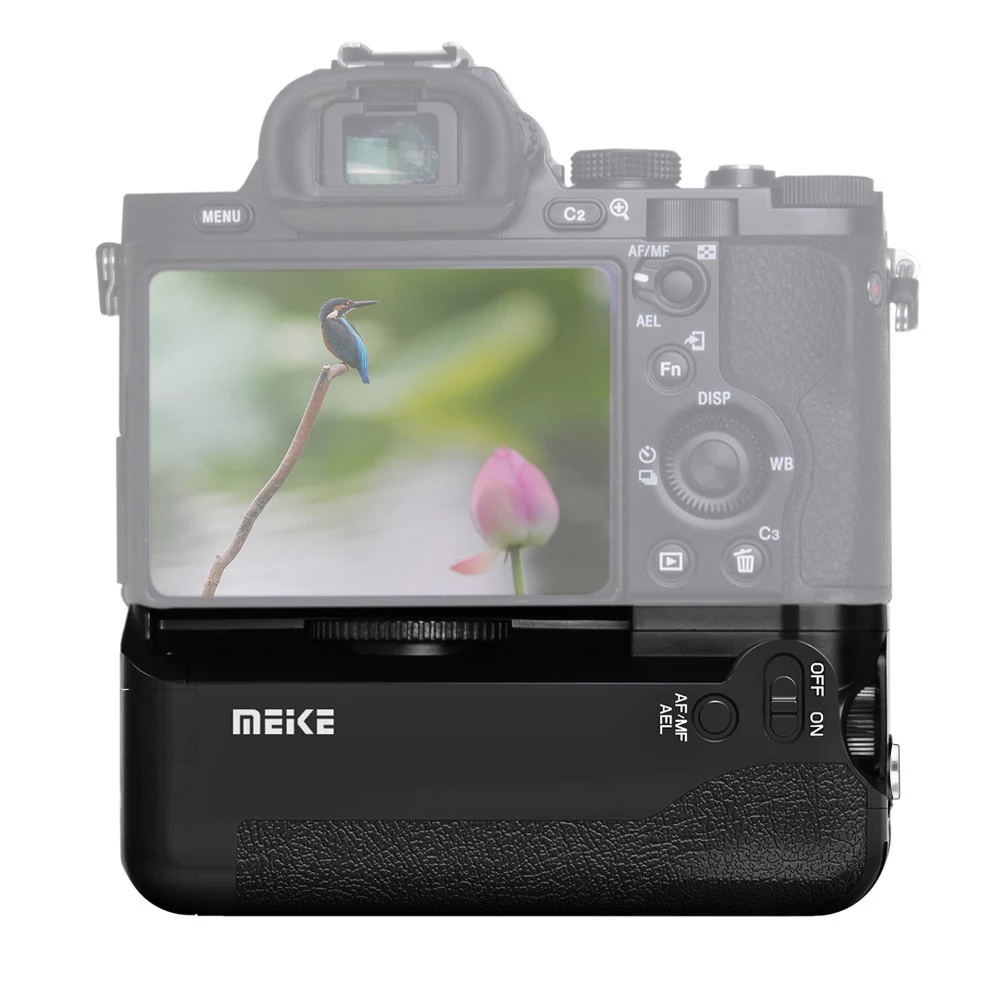 MK-AR7 Built-in ABS Wireless Remote Control Vertical Battery Grip Holder for Sony A7 A7r A7s black