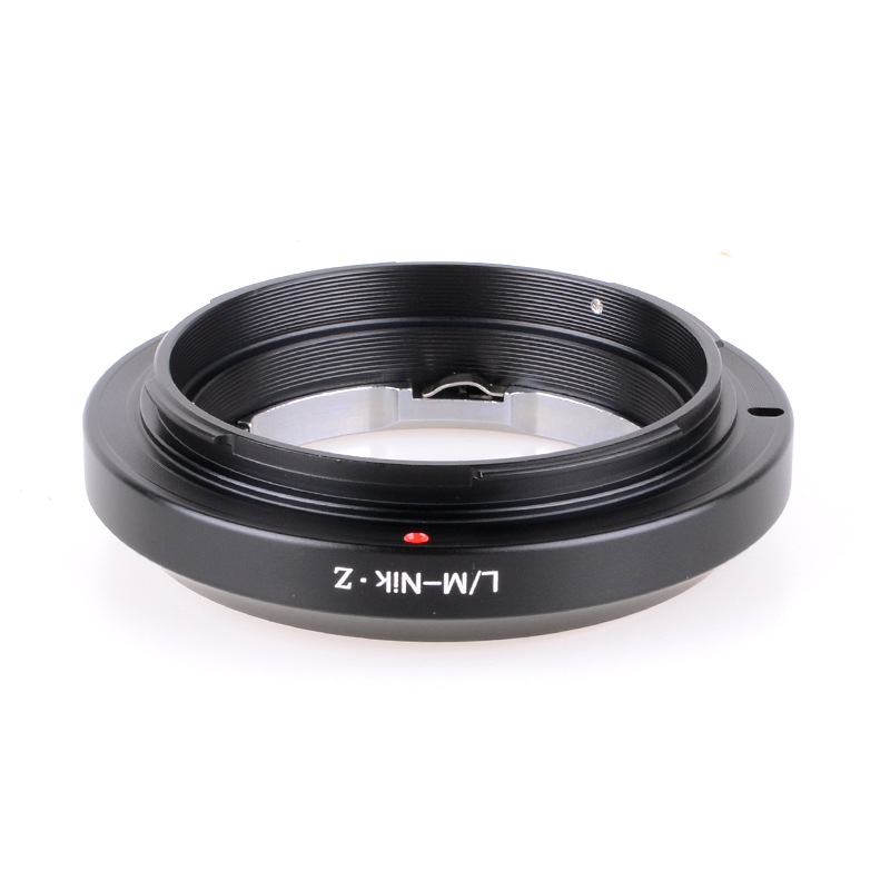 Leica M Lens to Nikon Z Mount Full Frame Mirrorless Camera Adapter  black