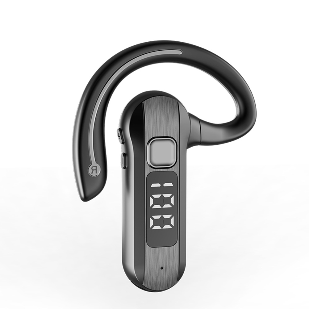 M26 Air Conduction Bluetooth Headset Digital Display Voice Control Earphone 