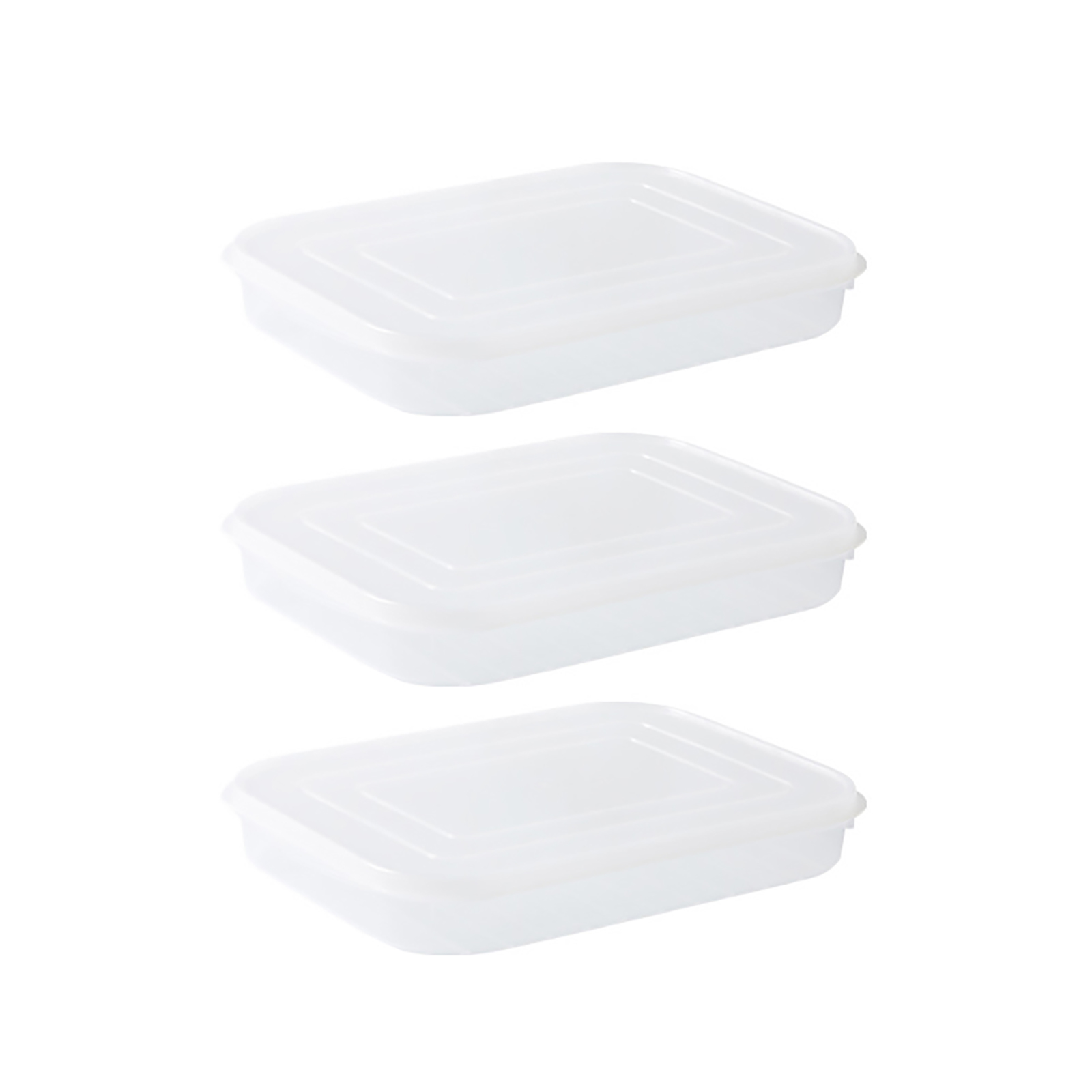 Bacon Keeper For Refrigerator Deli Meat Food Storage Containers With Airtight Lid Cold Cuts Cheese Saver Christmas Cookie Holder For Fridge Dishwasher Safe Transparent color (3 pieces)