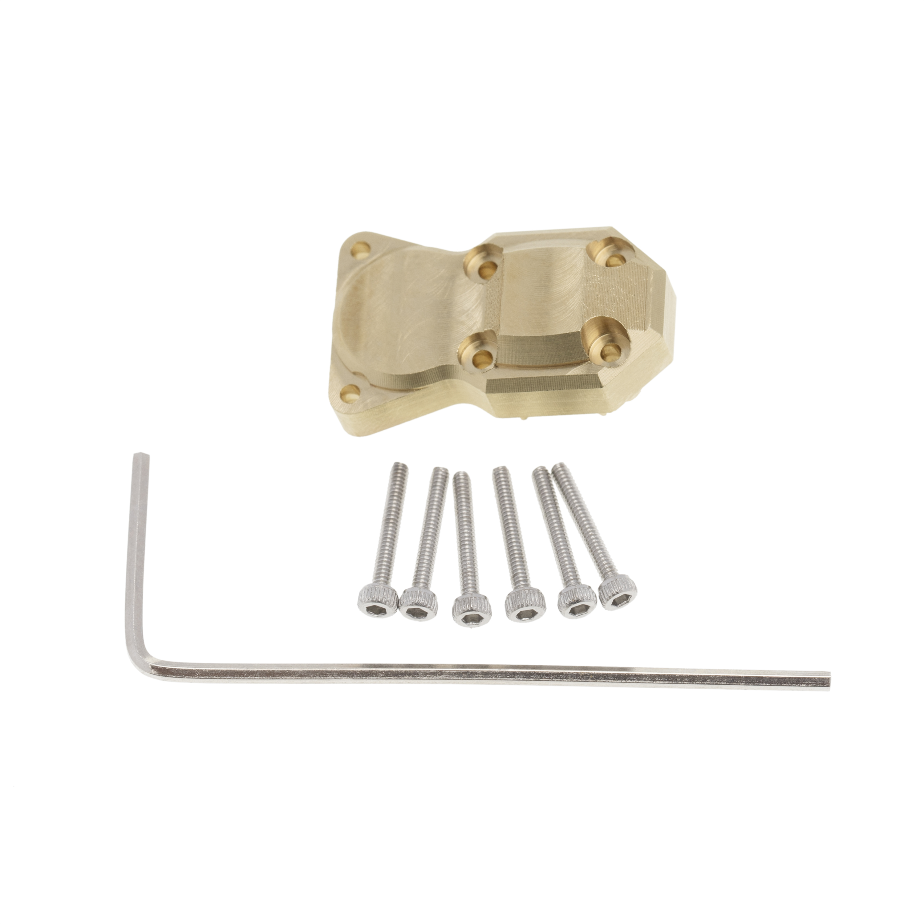 US Rc Model Car Brass Differential  Cover For Axial Scx24 90081 Rc Car Metal Upgrade Parts Gold