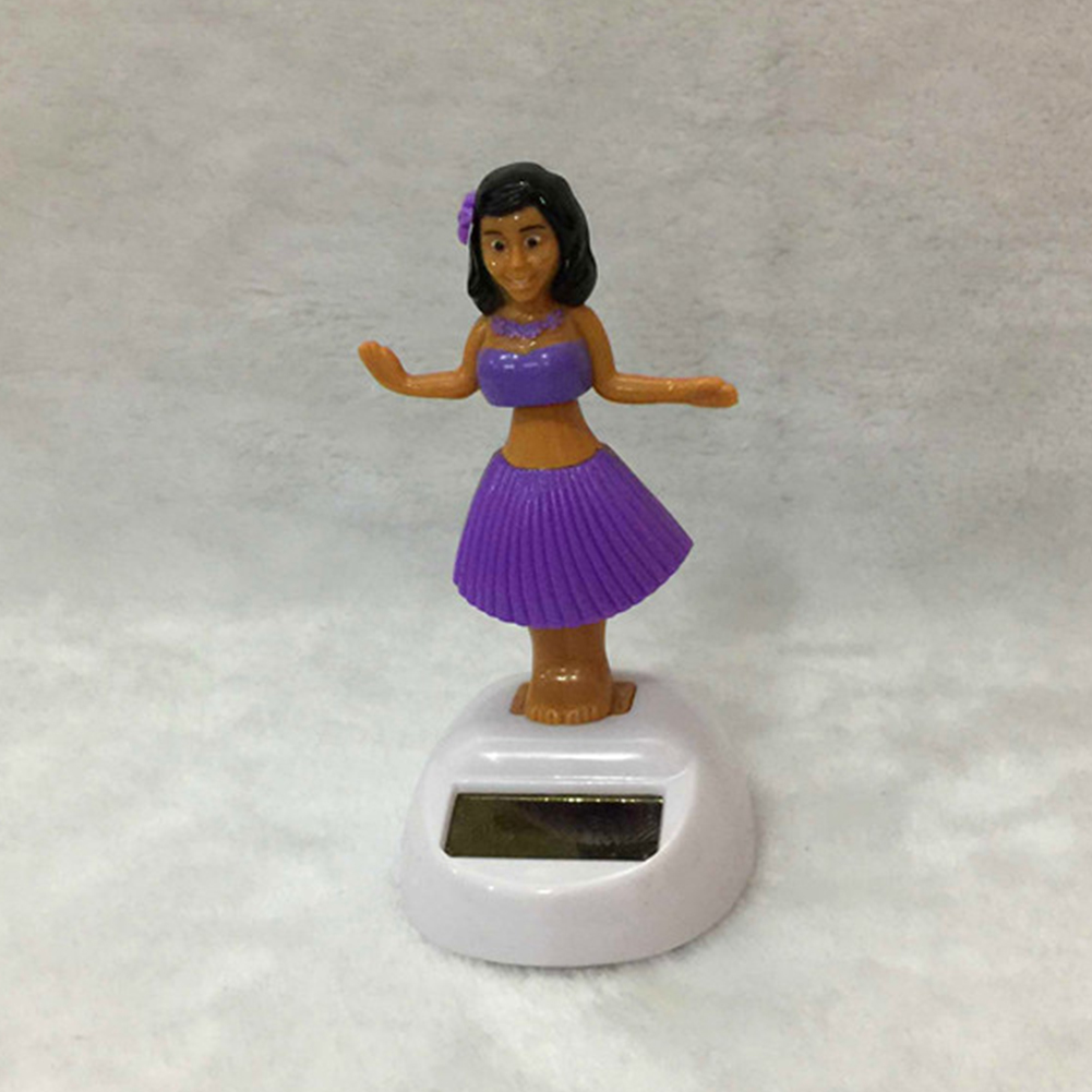 Wholesale Car Ornament Beautiful Woman Solar Powered Solar Dancing
