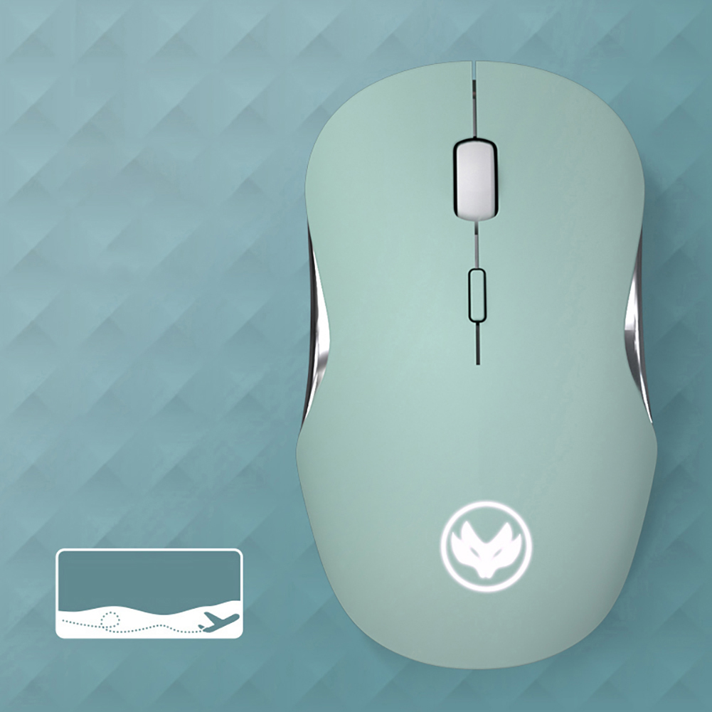 2.4GHz Wireless Mute Mouse 4 Keys 1600dpi 3 Levels Dpi Rechargeable Mouse Controller For Office Computer Notebook