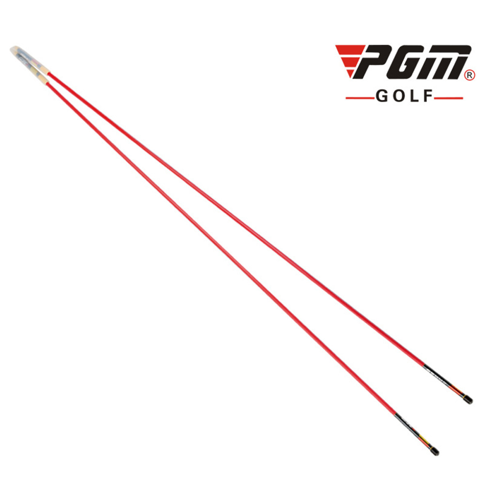 Golf Assist Swing Turn Shoulder Stick Posture Corrector Putting Rod red