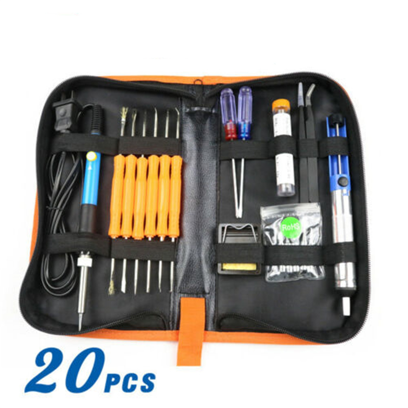 60w Metal Soldering Iron Gun Tool Kit Adjustable Temperature Electric Welding