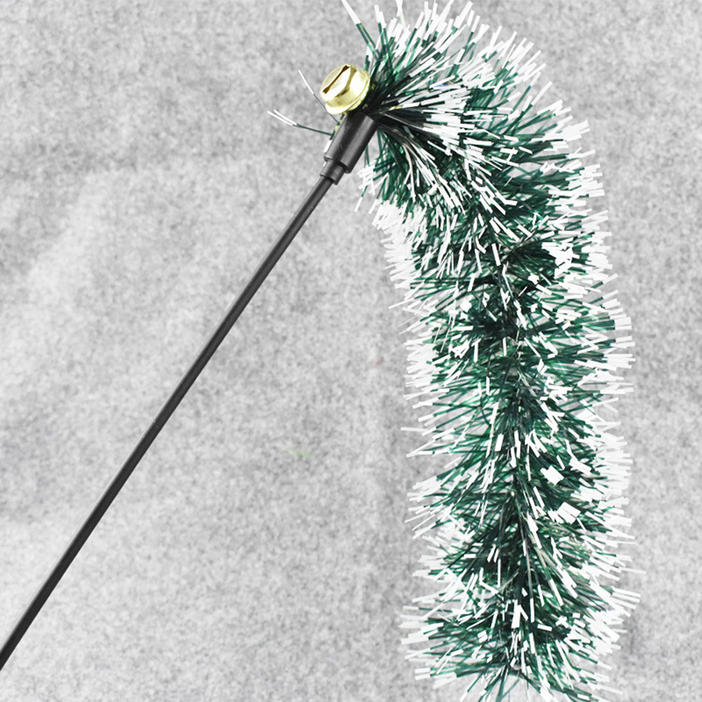 Pet Teaser Stick with Bells Bite-resistant Fishing Pole Wand Catcher Exerciser