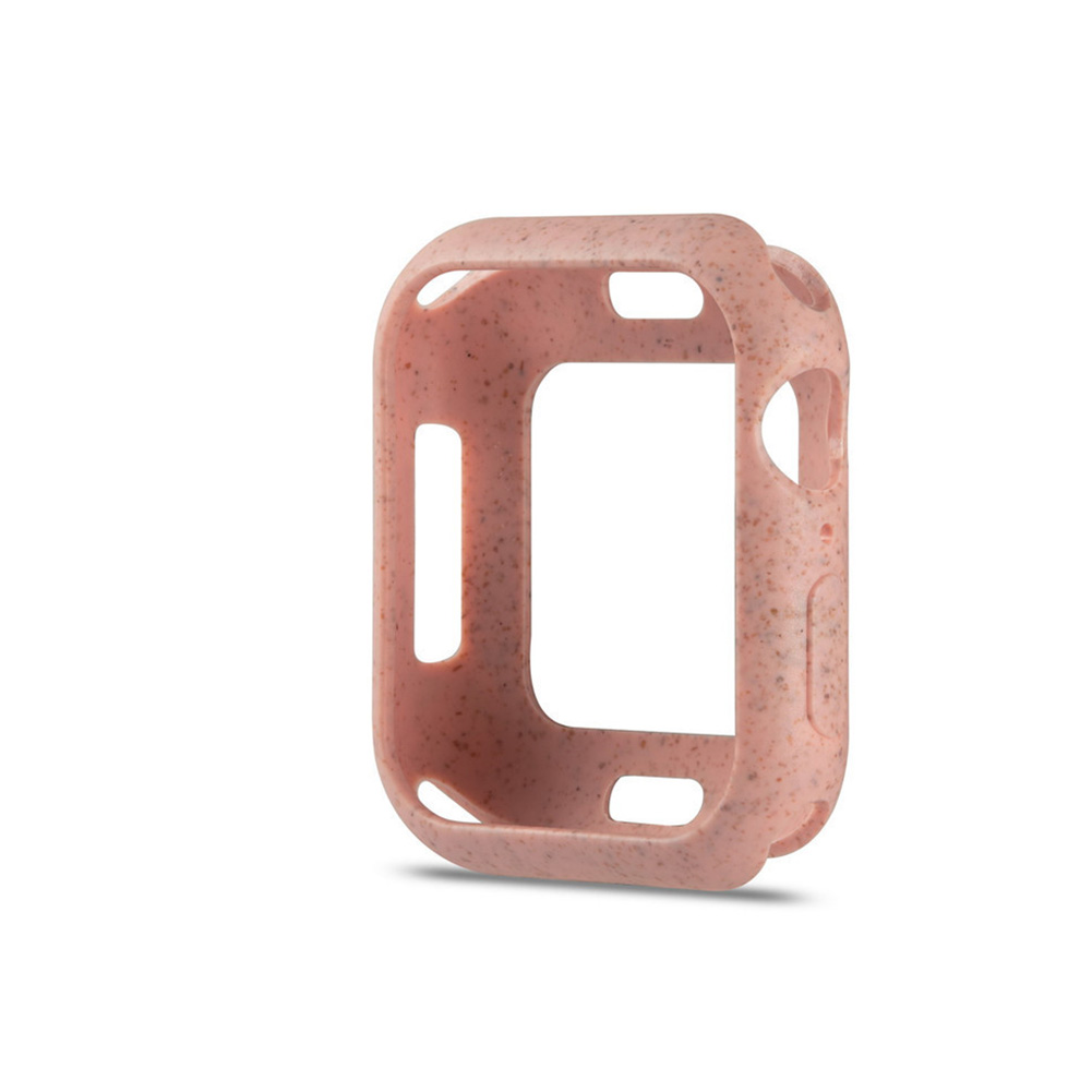 For Apple iWatch 5 Generation Protective Cover Macaron Color Apple Watch 4 Cherry pink_42mm