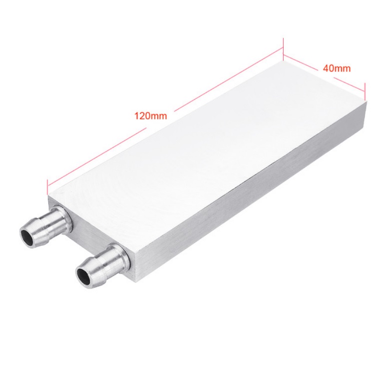 Aluminum Liquid-Water Cooling Block for Computer CPU Radiator for PC And Laptop CPU Heat Sink System 40*120