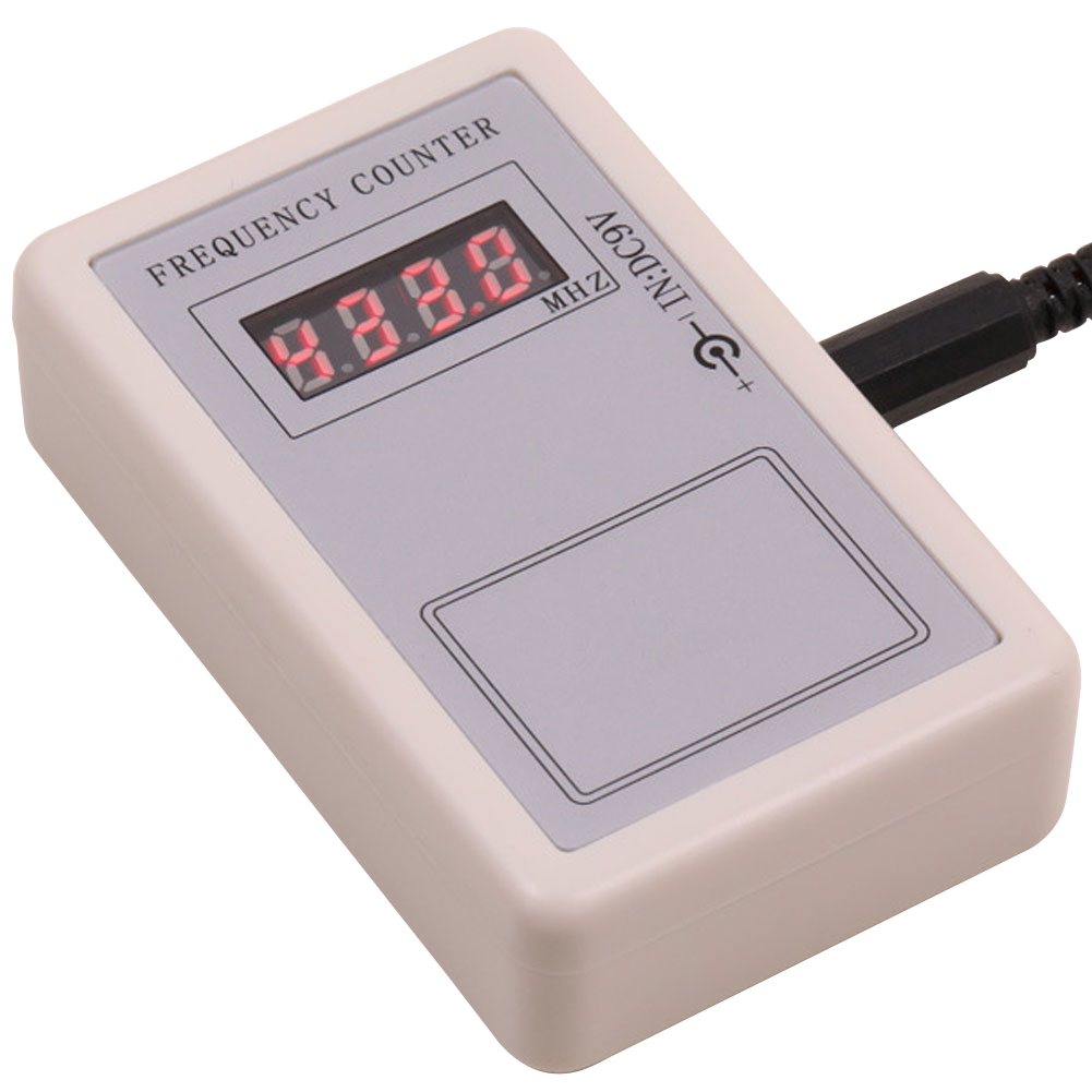 Remote Controller Frequency Tester, Universal 260-450MHz Handheld Digital Frequency Meter Counter, Multi-Function Compatibility Wireless Remote Control Tester Tools White