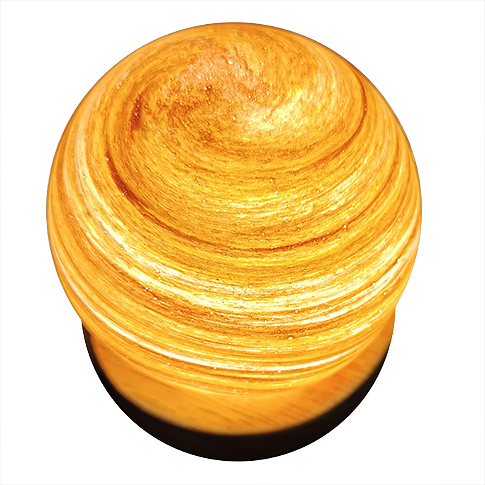 3D Planet Lamp 3-color Stepless Dimming Creative Romantic Bedroom Night Light For Christmas Birthday Gifts (80mm) sunset