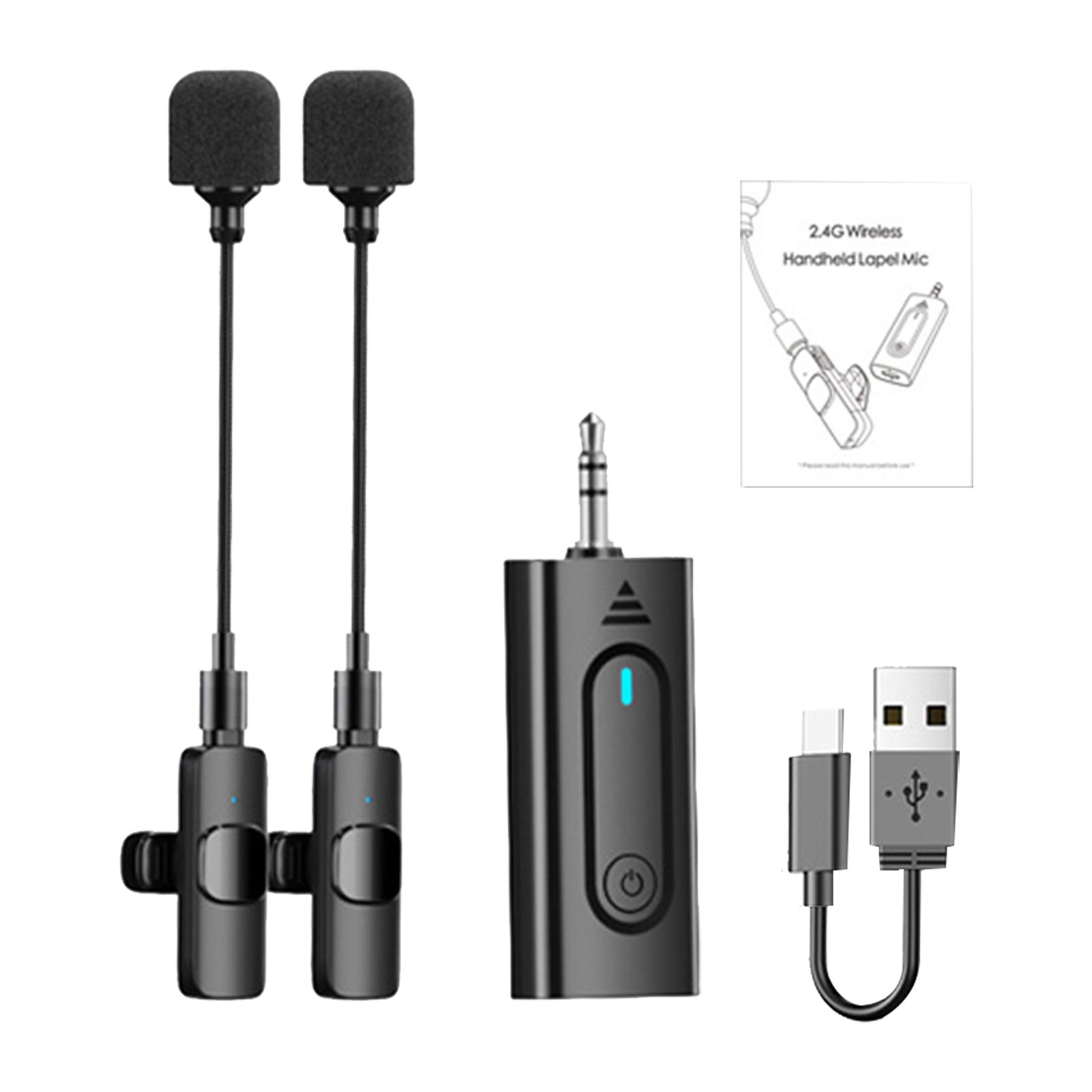Wholesale 2.4g Wireless Lavalier Microphone Portable Lightweight Clip