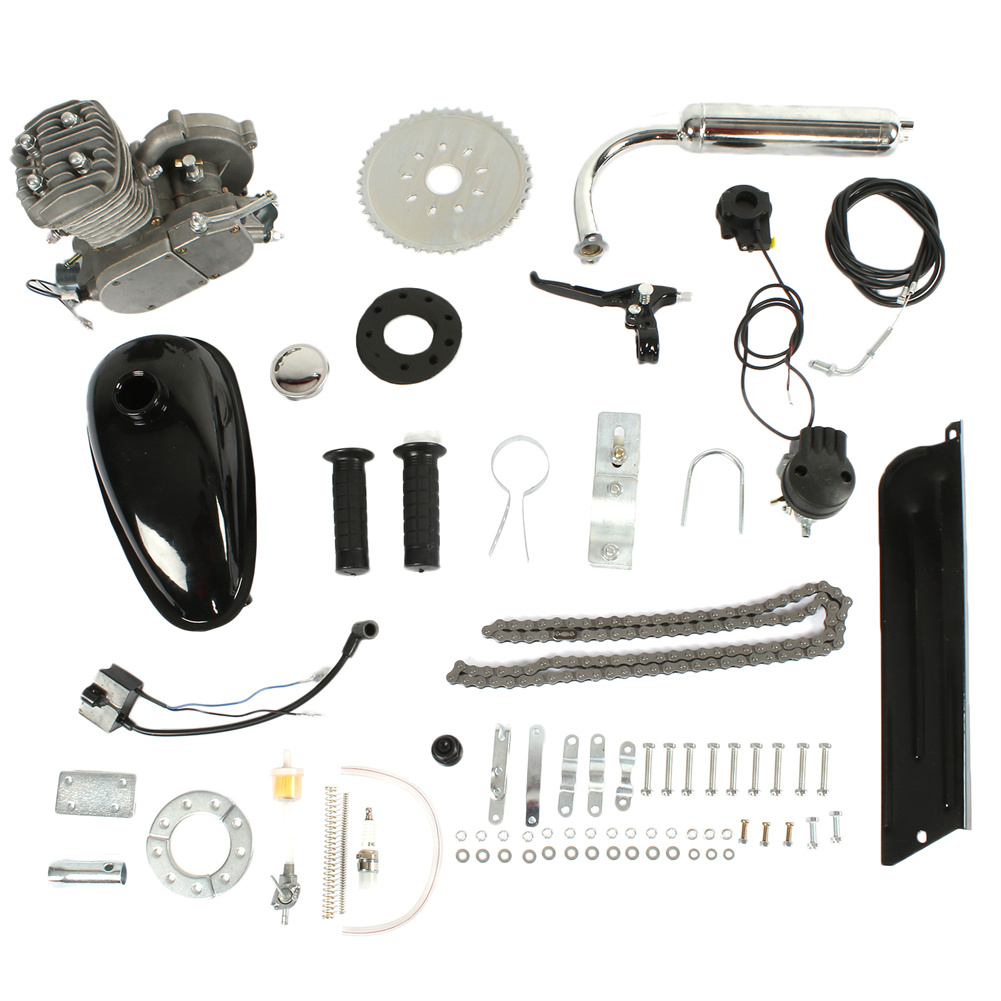 US 80cc Petrol Engine Kit Increasing Power Bicycle Motor Component Set