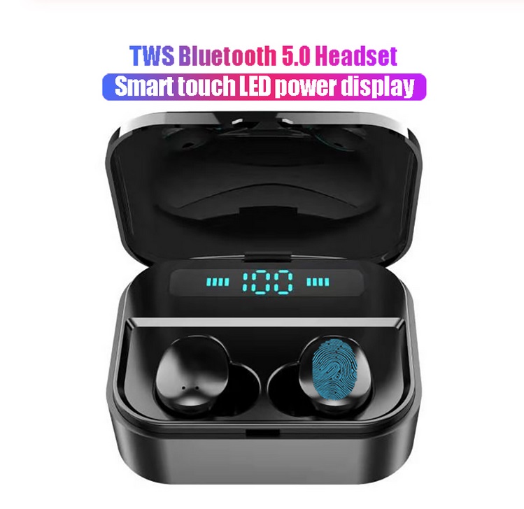 Wholesale X7 Wireless Earbuds Bluetooth 5.0 Earbuds TWS Fingerprint ...
