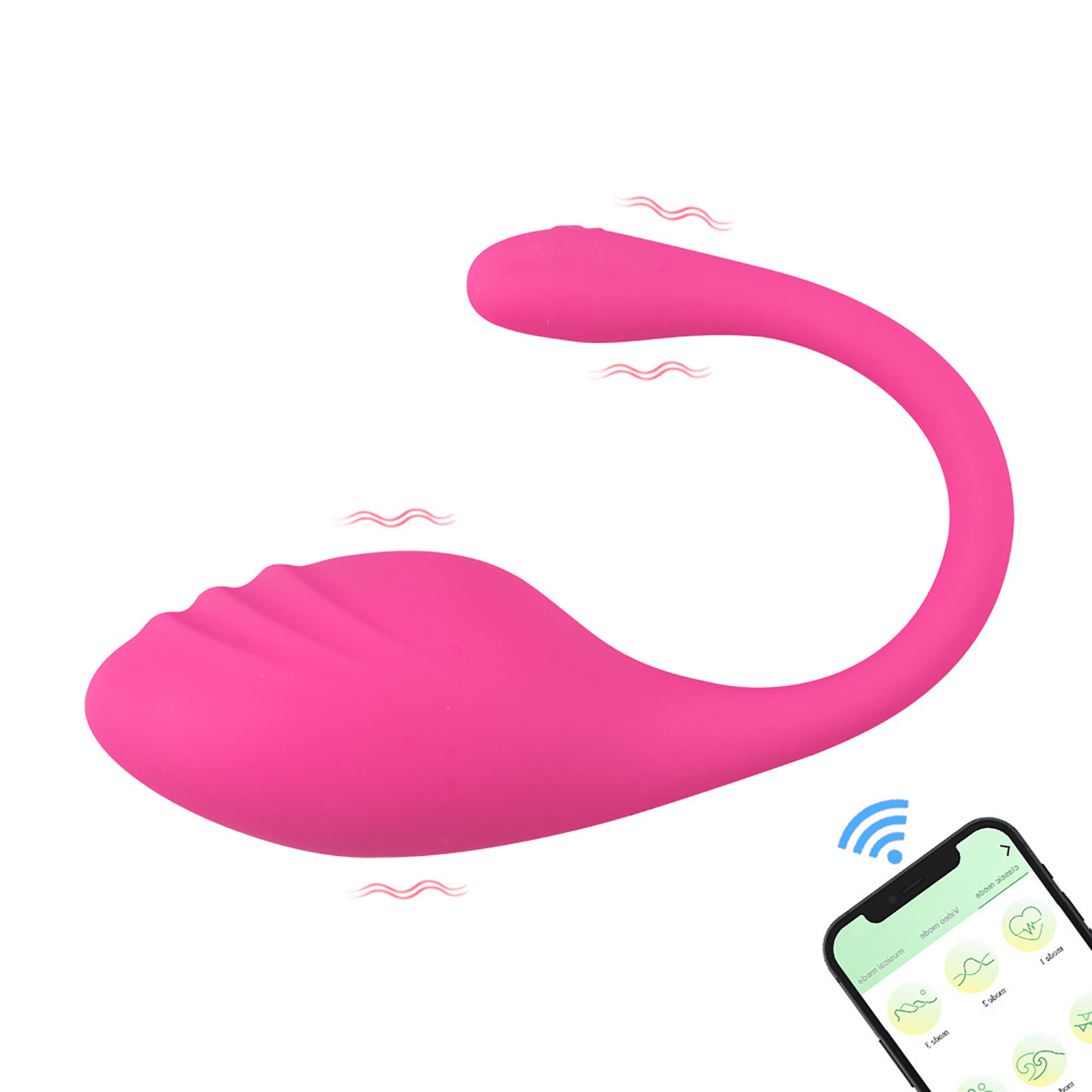 Wholesale Wearable Vibrator With Bluetooth APP Remote Control Dildo  Vibrators Adult Sex Toy For Women Couples Play rose red From China