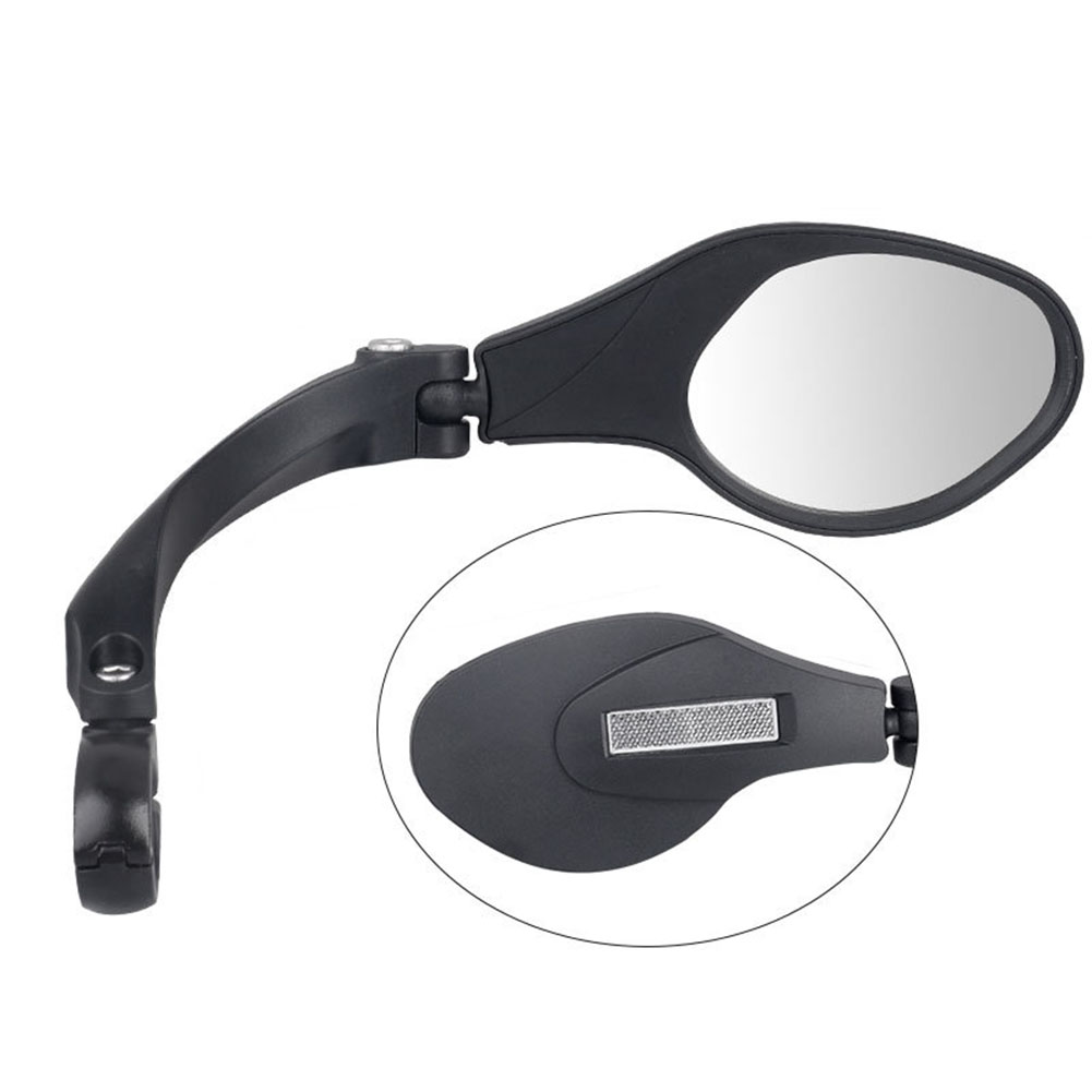 Universal Stainless Steel Lens Handlebar Bike Mirror Safe Rearview Mirror HF-MR081R