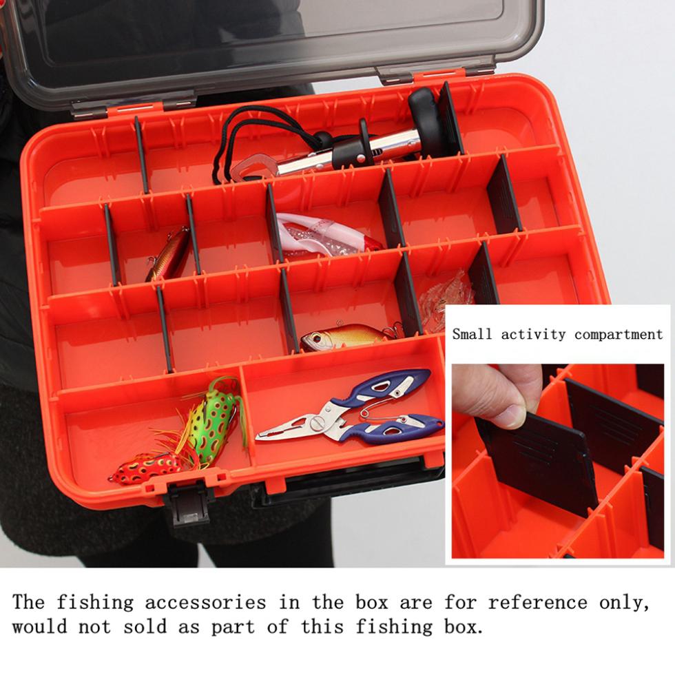 Multifunction Double Sided Thicken Portable Large Fishing Tackle Boxes ...