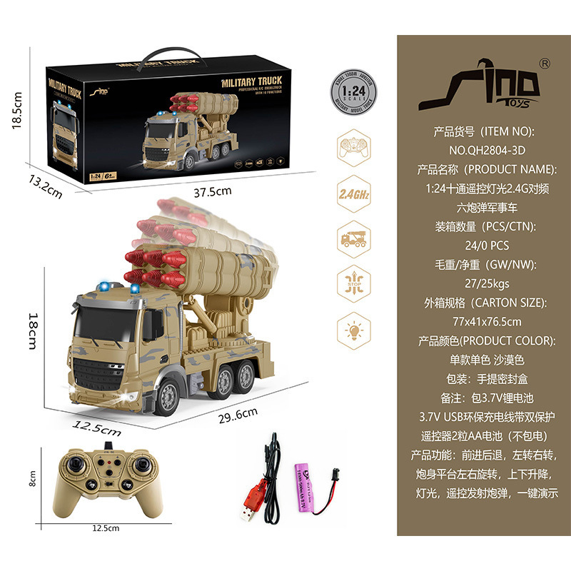 Remote Control Excavator Remote Control Engineering Vehicle Crawler Truck Model