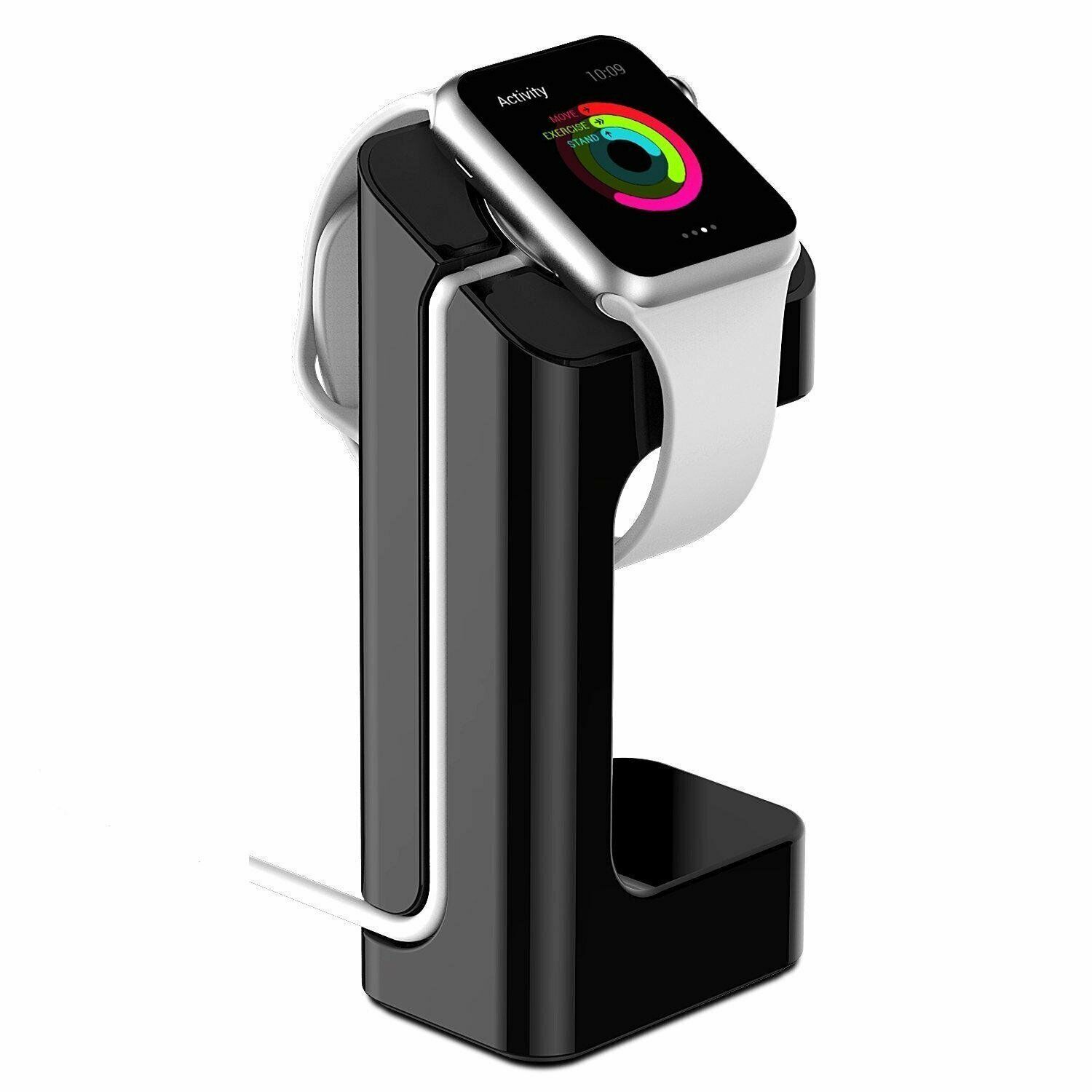 For Apple Watch Charger Stand Holder Charging Dock Station for iWatch 38 / 42mm black