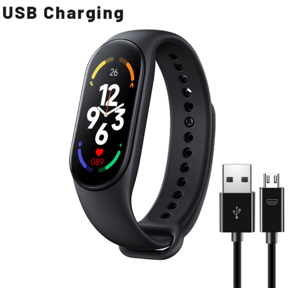 M7 Men Smart Watch Heart Rate Blood Pressure Monitor Waterproof Sports Bracelet