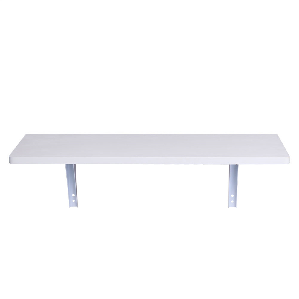US Folding Wall-mounted Computer Desk Table Workstation Shelf Vanity
