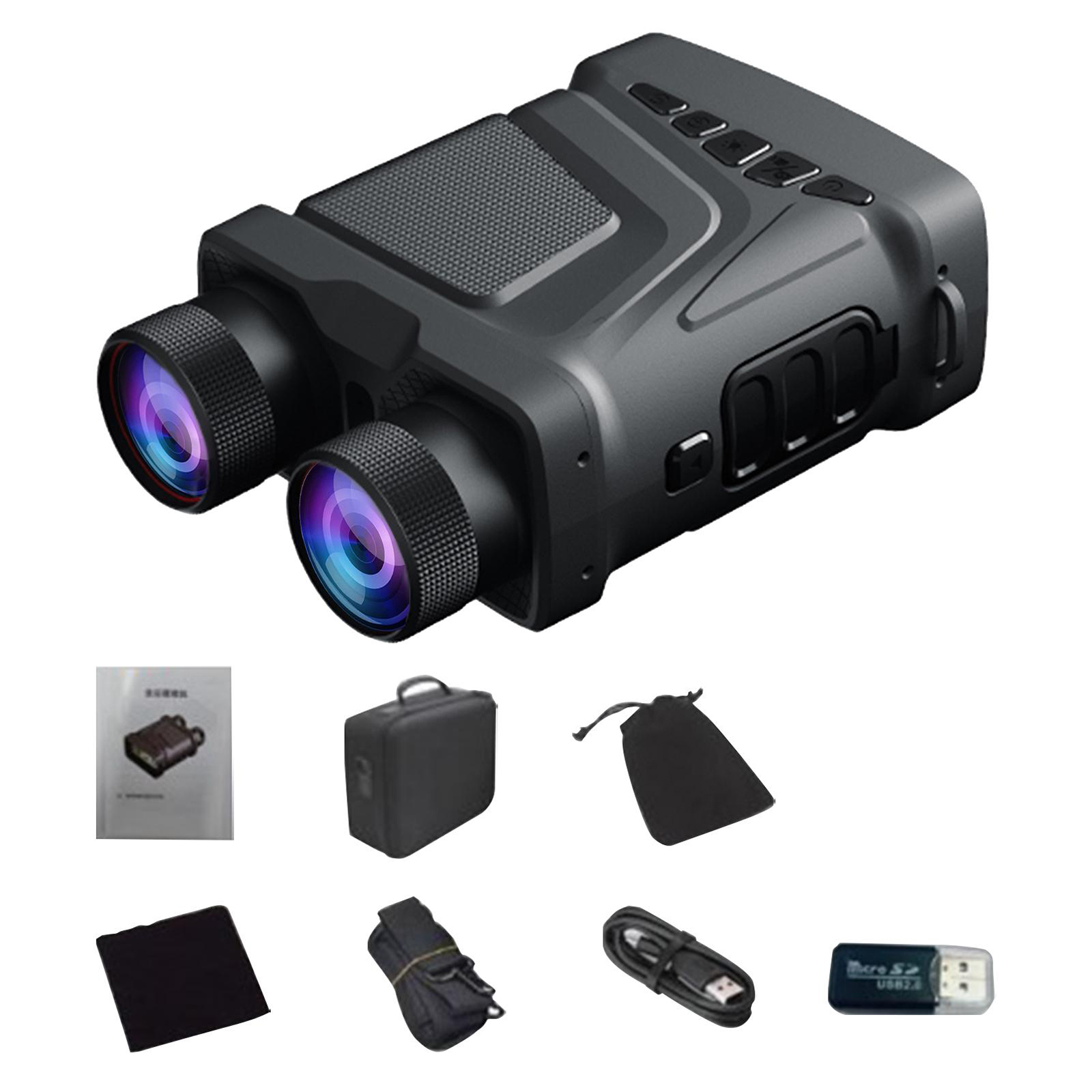 N002 Night Vision Goggles 4k Infrared Digital Binoculars Full Color HD Visible