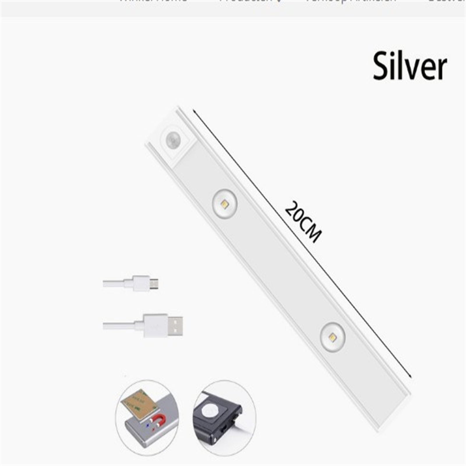 Led Wine Cabinet Light 4 Modes Motion Sensor Wireless Ultra-thin Night Light