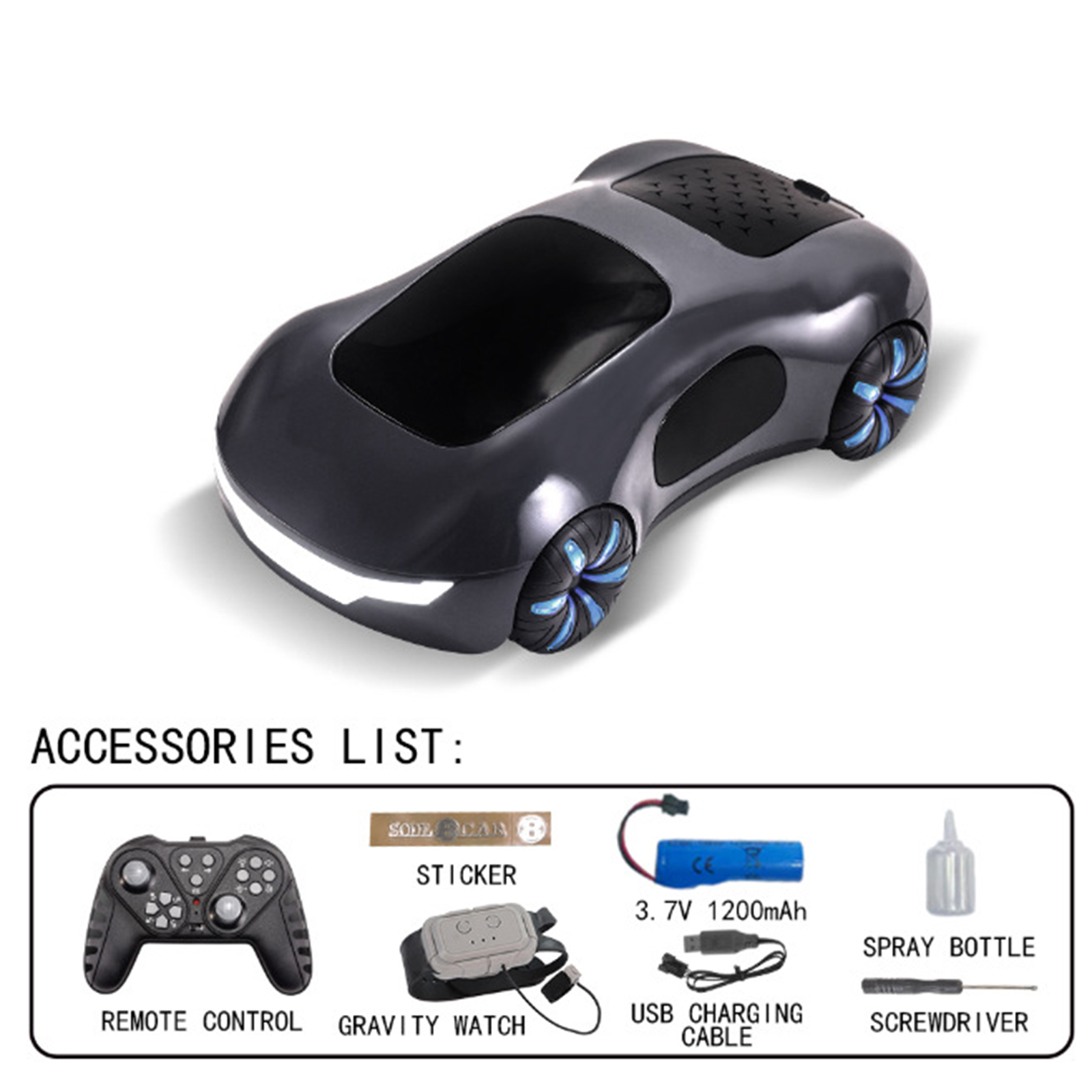 Wholesale Remote Control Car Concept RC Toy Car With Dual Spray Light