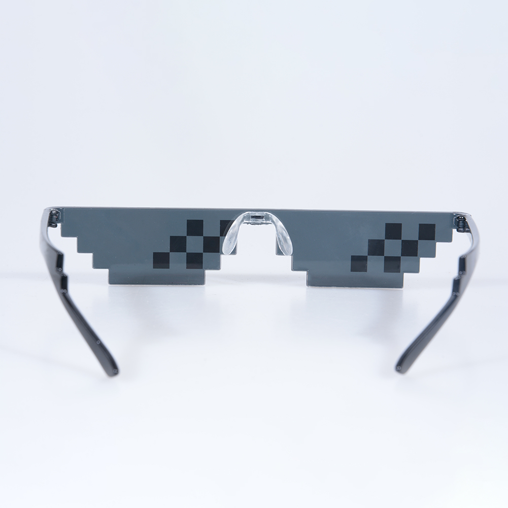 Wholesale [Indonesia Direct] Men Women Glasses Thug Life 8Bit MLG Pixelated Sunglasses for