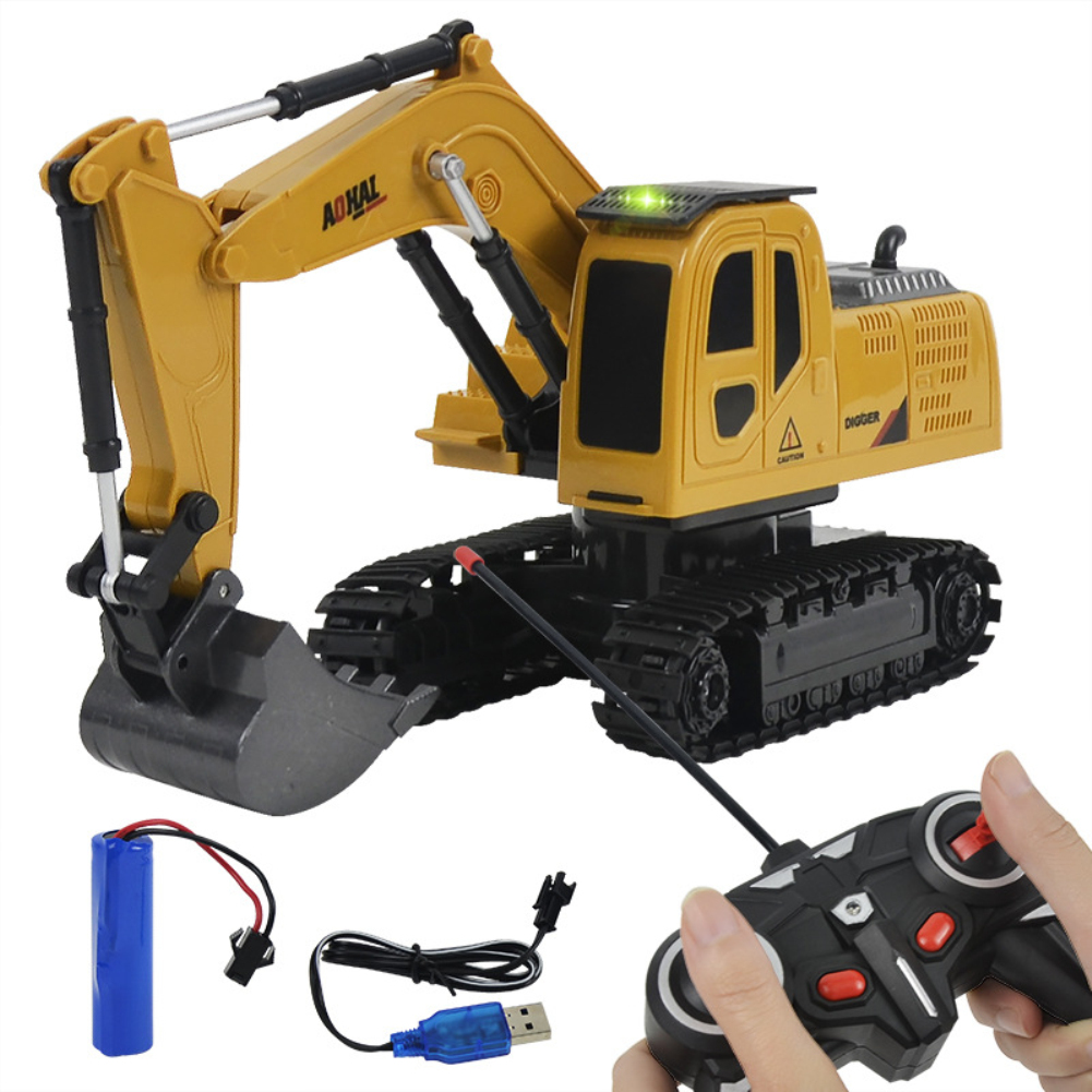 Wholesale RC Alloy Construction Car Digger 6 CH Alloy Excavator Crane ...