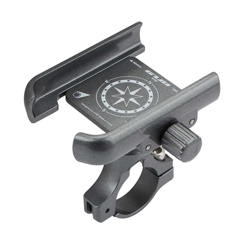 Aluminum Alloy Mobile Phone Holder Electric Motorcycle Bicycle Riding Mobile Phone Holder Titanium_Handlebar diameter 22.2mm-31.8mm