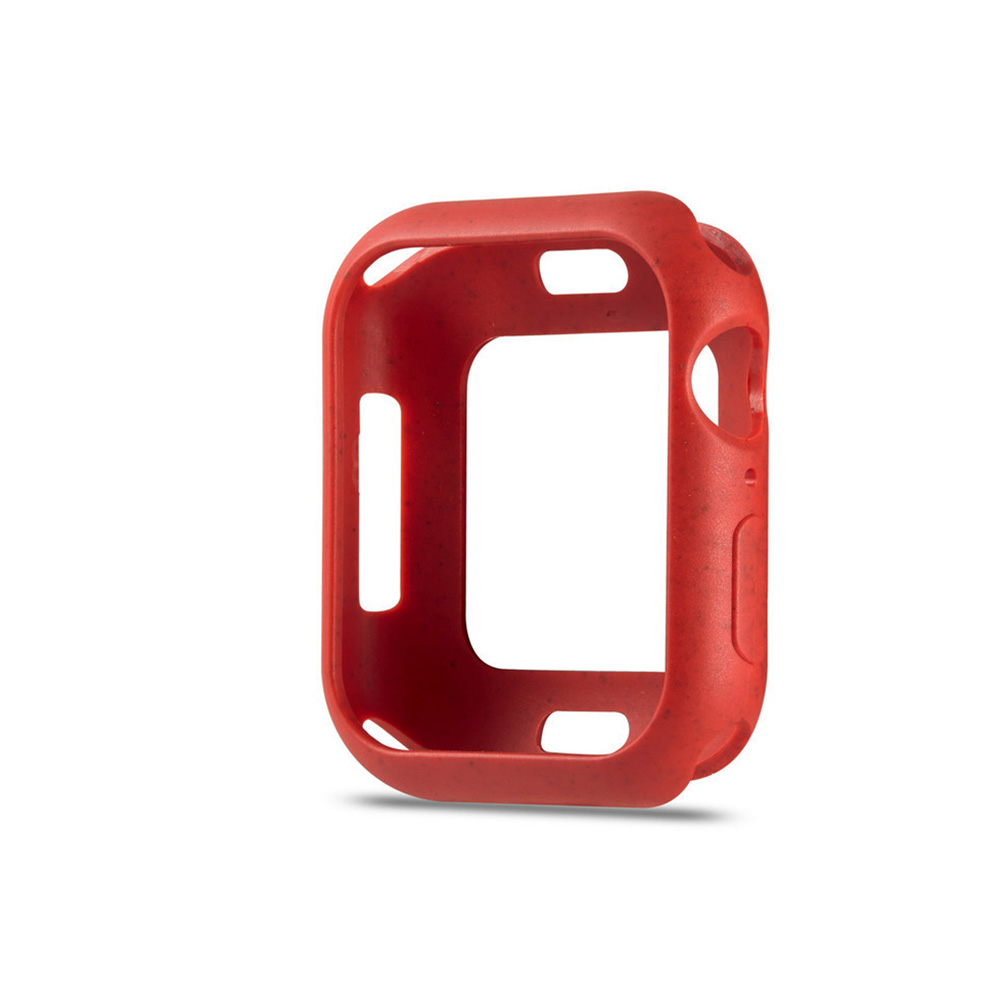 For Apple iWatch 5 Generation Protective Cover Macaron Color Apple Watch 4 Brilliant red_4 generation/5 generation-40mm