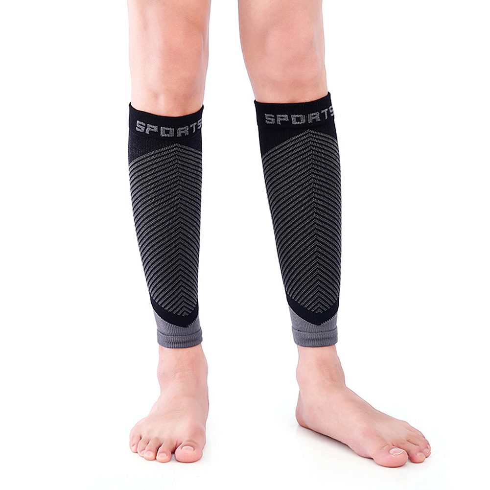 Wholesale Men Sports Calf Sleeves Compression Slim High Elasticity Leg ...