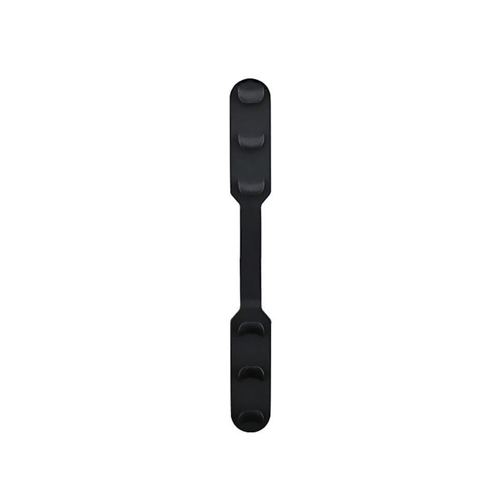 Face Guard Hook Ear Protector Silicone Bandage Adjustment Buckle Double Head Clasp Silicone black_Can be lengthened and cut