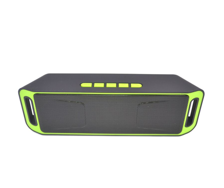 Wireless Bluetooth Speaker Column Stereo Subwoofer USB Speakers Built-in Mic Bass MP3 Player Sound Box green