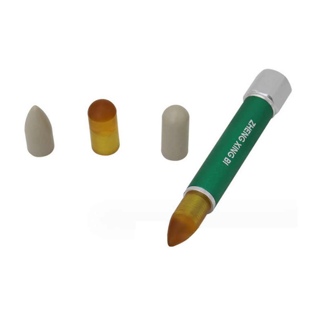 4Pcs Paintless Car Body Dent Repair Tool Auto Tap Down Pen With Rubber Heads Hail Dings Hand Repair Tool Professional Dent Repair Kit For Car Refrigerator green