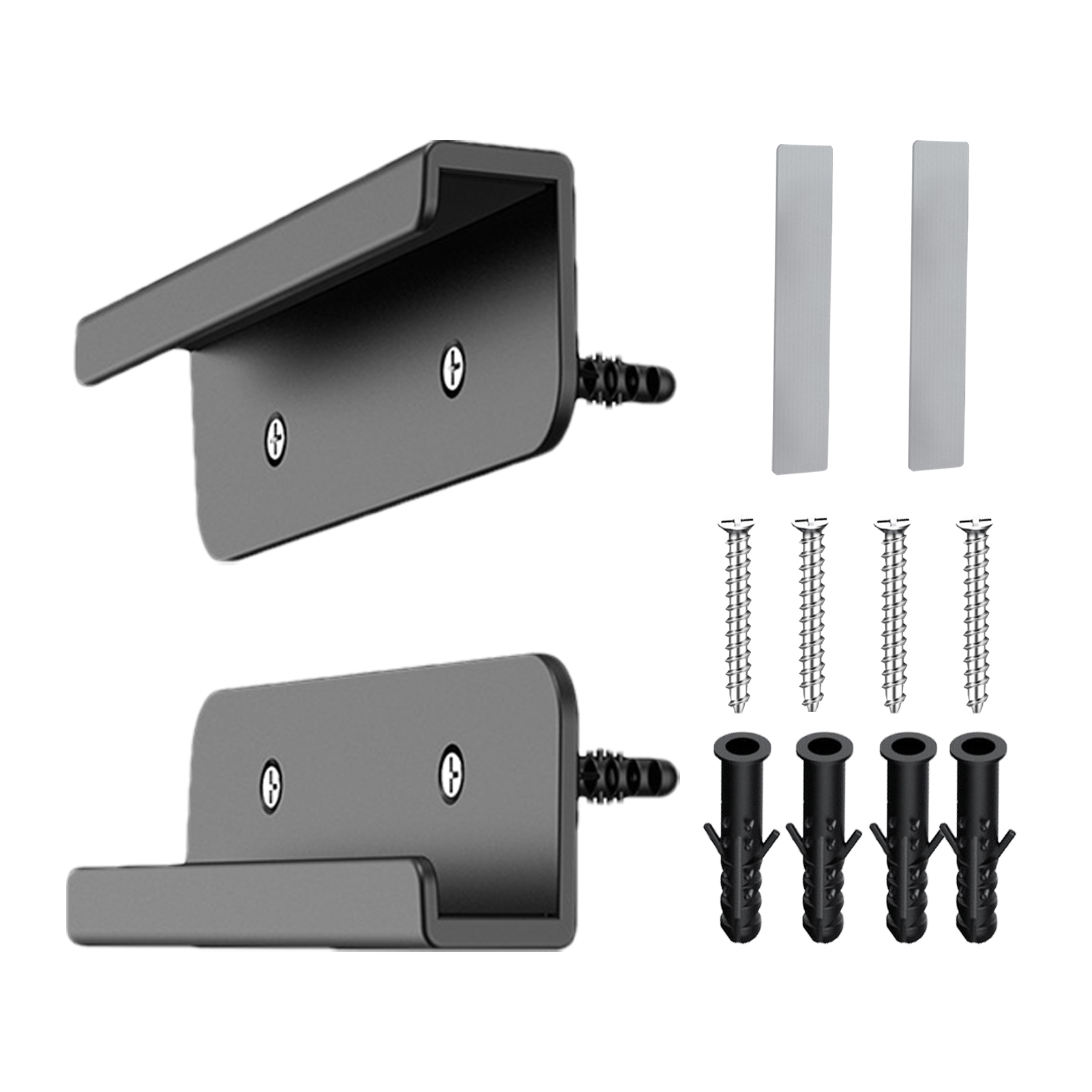 Universal Wall Mounted Tablet Stand Holder Wall Mount Bracket Stabilizer Kitchen Tablet Holder For All Tablet Phones black