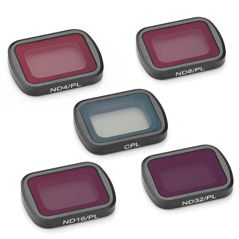Action Camera Filter Protect Lens Filters For FIMI PALM Sport Camera Accessories 5 piece set_CPL + ND4 / 8/16/32