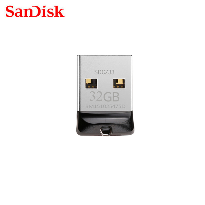 SanDisk CZ33 USB Stick Mini Pen Drives 8GB 16GB 32GB 64GB USB2.0 Flash DriveDMJ6
