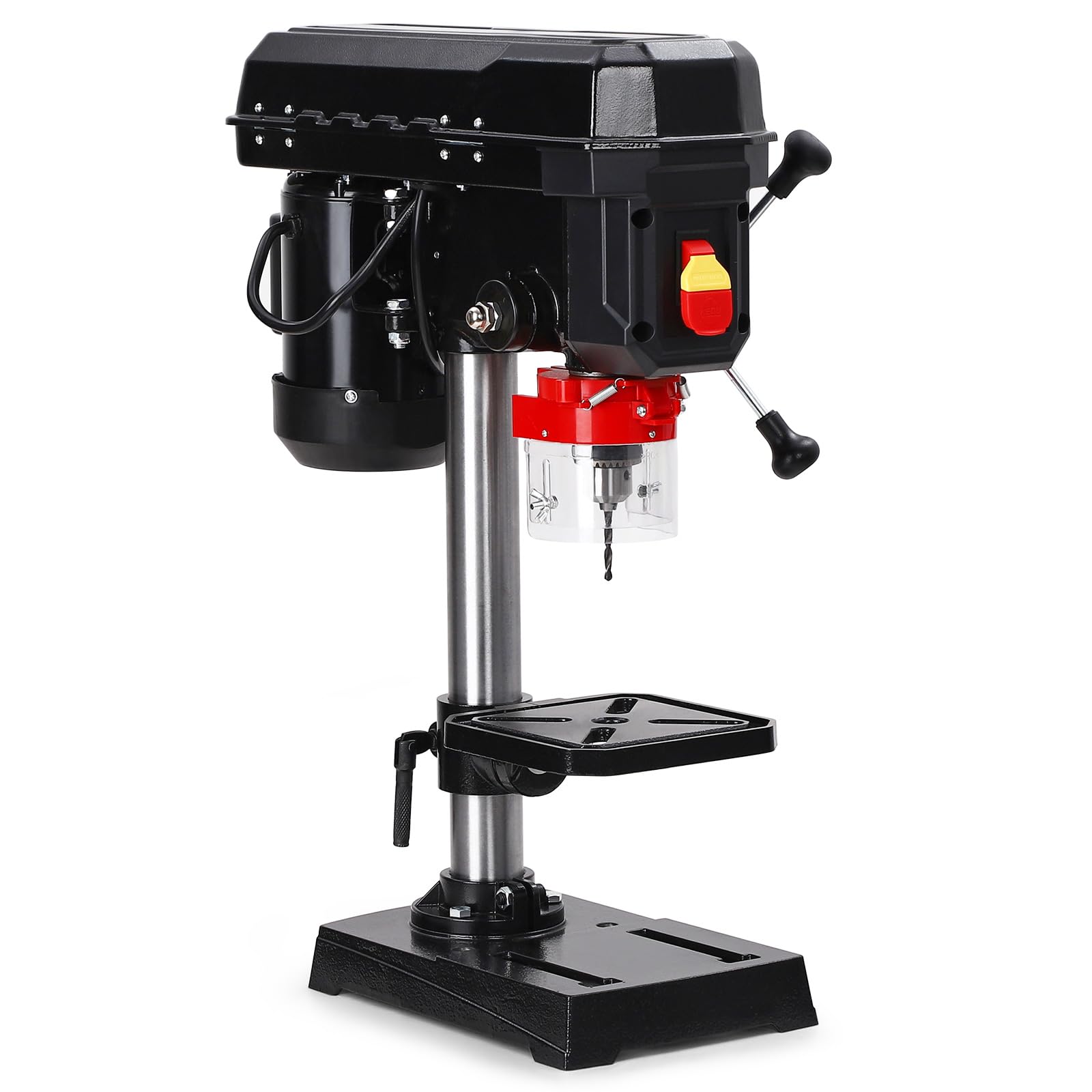 US GARVEE Benchtop Drill Press 2.5Amp 8 Inch Tiltling Tabletop Drilling Machine for Wood