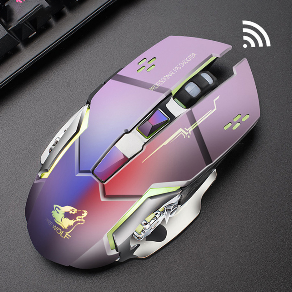 Wholesale Rechargeable Wireless Silent LED Gaming Mouse USB Optical Mouse for PC Computer