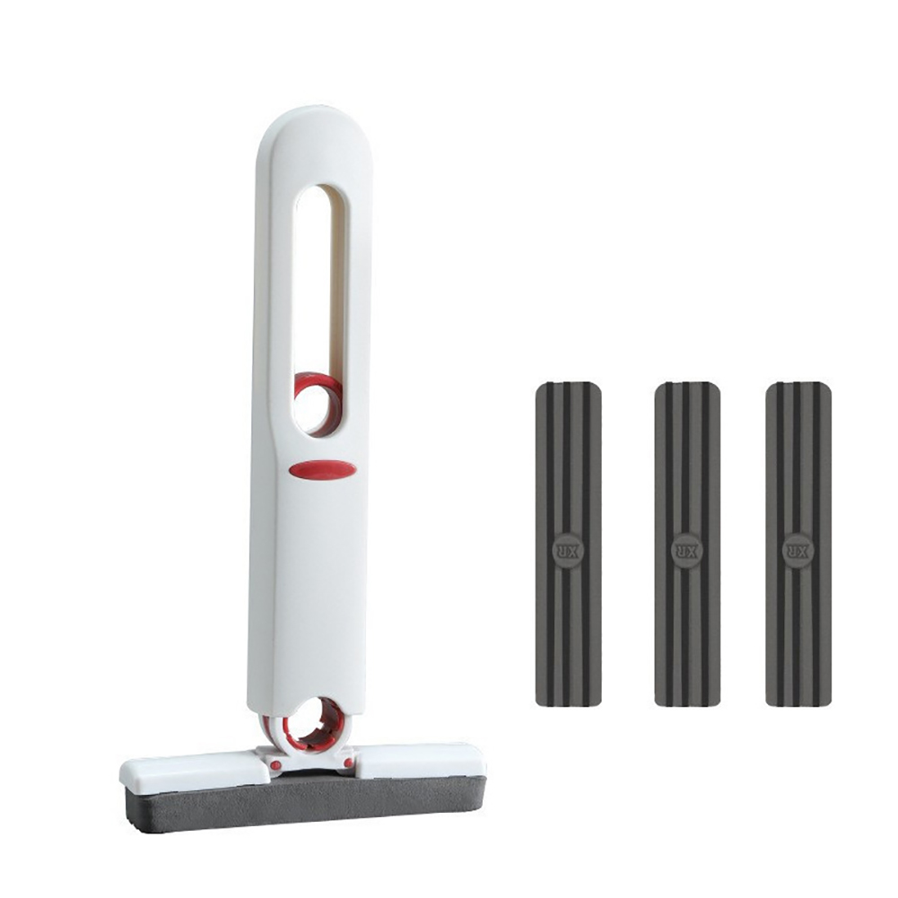 Portable Mini Self Squeeze Cleaning Mop, Wet And Dry Use, Strong Absorbent, Mini Lazy Hand Wash-Free Mop