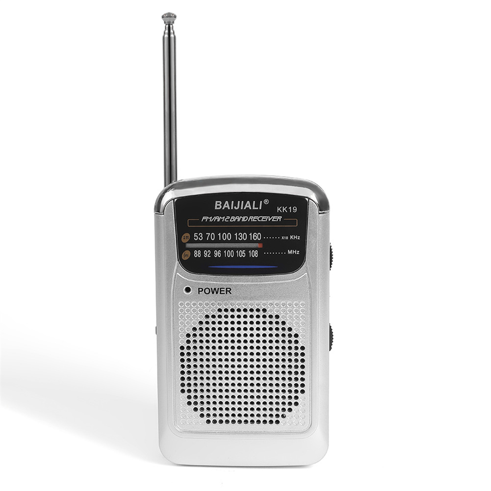 KK19 Portable AM FM Radio Battery Operated Compact Radios Player Retro Radio